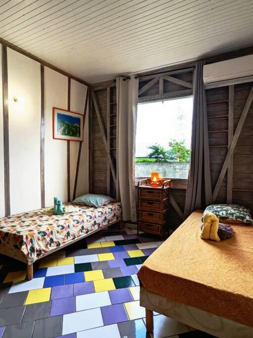 Charmante Villa Creole Climatisee, Jardin Tropical Et Piscine Prives Lamentin Buitenkant foto